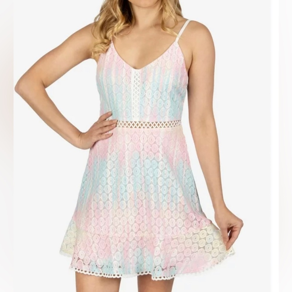 Speechless Rainbow Sun Dress 🌈 - size S